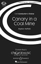 Canary in a Coal Mine SATB choral sheet music cover